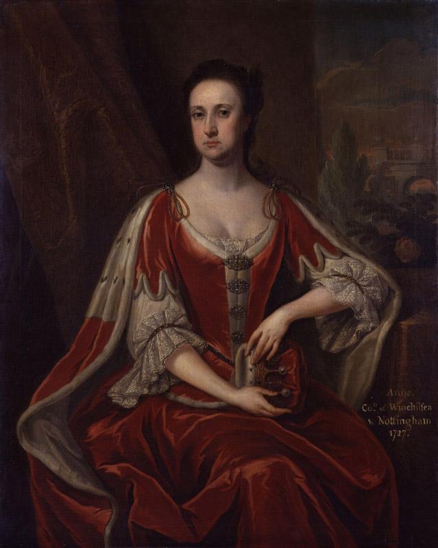 Anne Hatton, Countess of Winchilsea by Jonathan Richardson