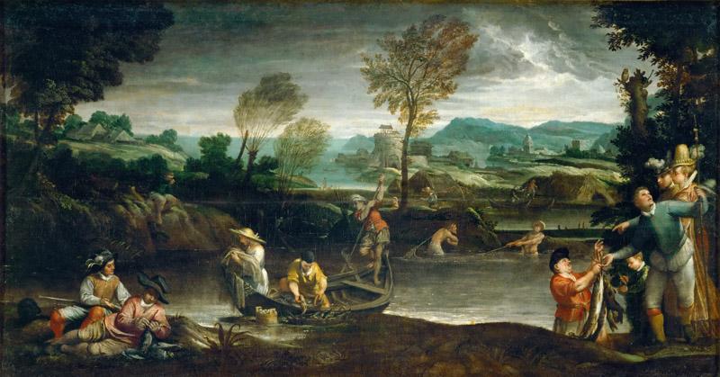 Annibale Carracci (1560-1609) -- Fishing