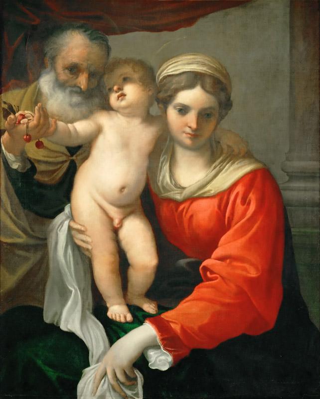 Annibale Carracci (1560-1609) -- Madonna and Child with Cherries
