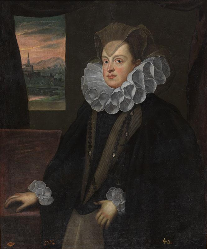 Anonimo (Copia Rubens, Pedro Pablo)-Leonor de Medici, duquesa de Mantua-112 cm x 92 cm