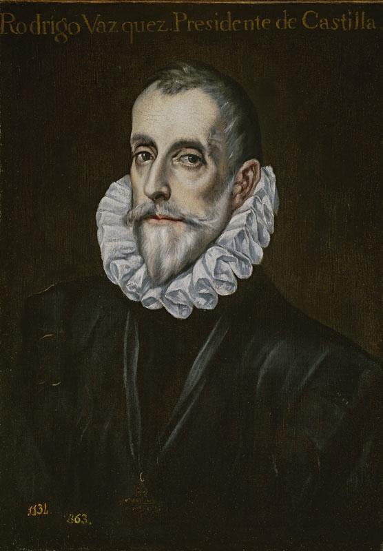 Anonimo (Copia de El Greco)-Rodrigo Vazquez de Arce, presidente de los