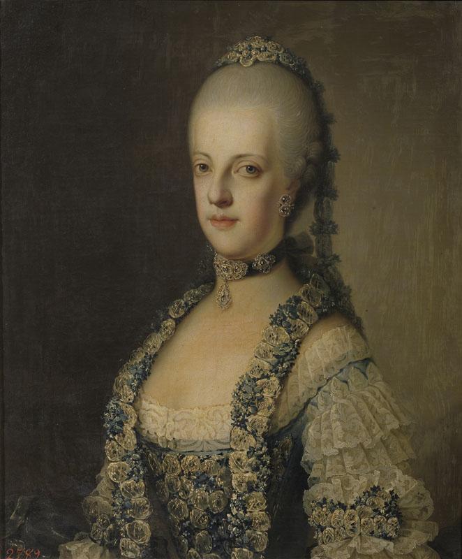 Anonimo-Maria Carolina de Habsburgo-Lorena, reina de Napoles-67 cm x 56 cm
