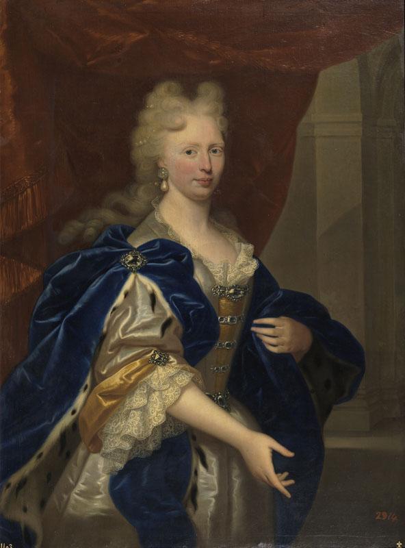 Anonimo-Maria Josefa de Austria, reina de Polonia -121 cm x 91 cm