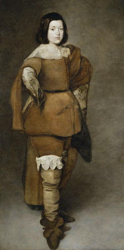 Anonimo-Un hijo de Francisco Ramos del Manzano-168 cm x 85 cm