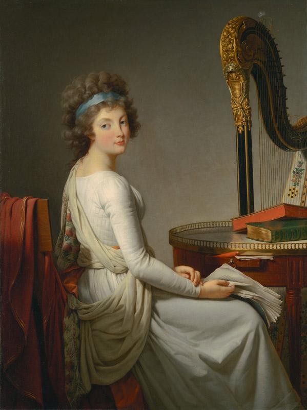 Anonymous - Portrait of Diane de la Vaupaliere, Comtesse de Langeron, ca. 1790