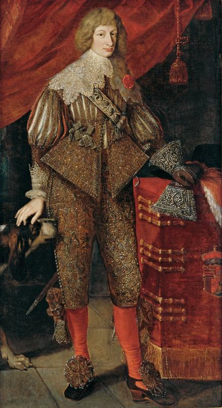 Anonymous artist - Portrait of the young Prince K, 1630