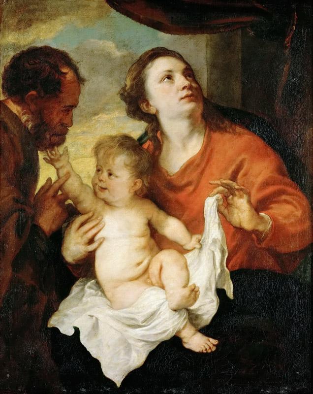 Anthony van Dyck -- Holy Family