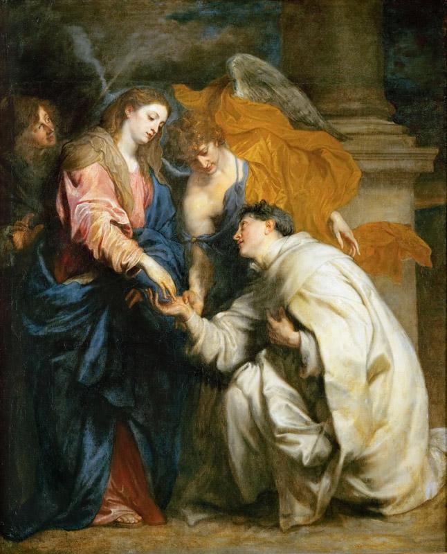 Anthony van Dyck -- Mystic Marriage of the Blessed Hermann Joseph