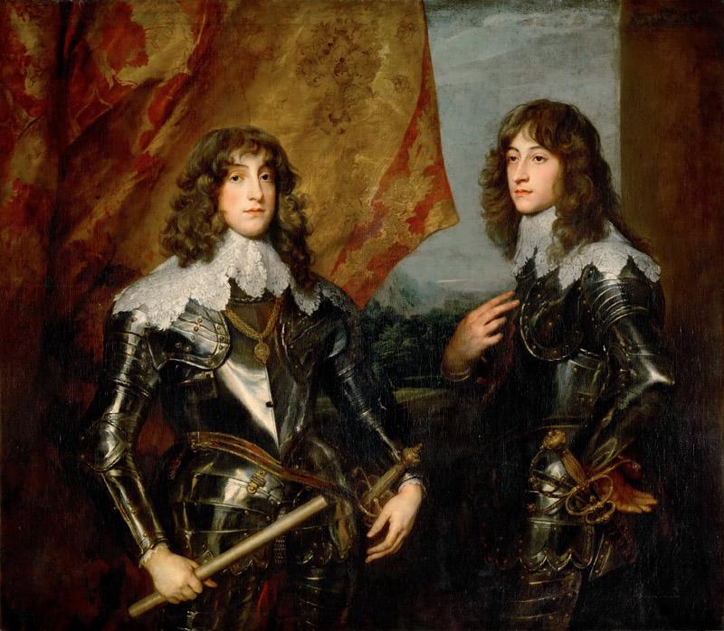 Anthony van Dyck -- Prince Charles Louis (1617-1680), Elector Patatine, and Prince Rupert (1619-1682)