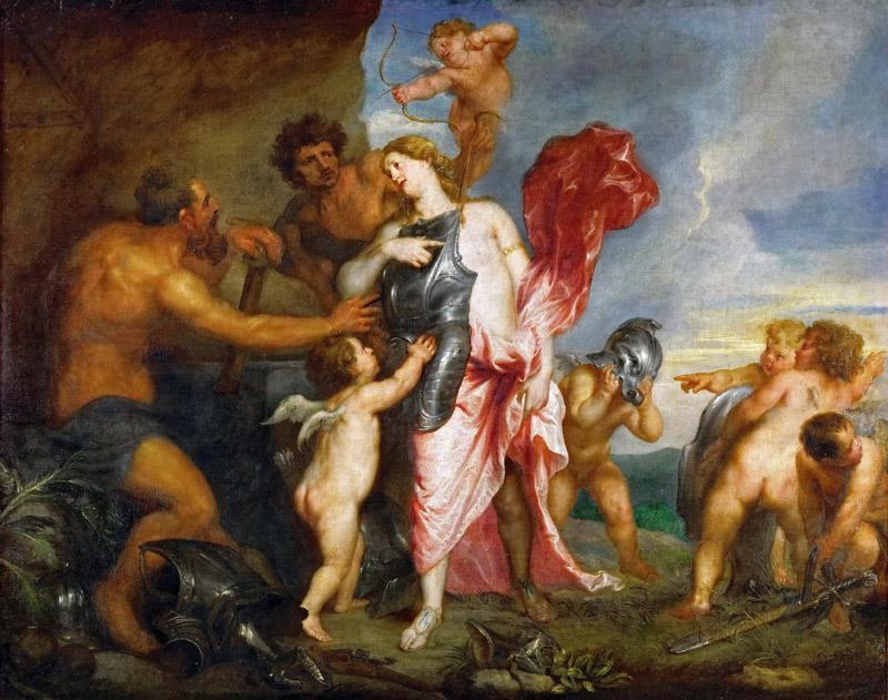 Anthony van Dyck -- Thetis Receives the Arms and Armor for Achilles from