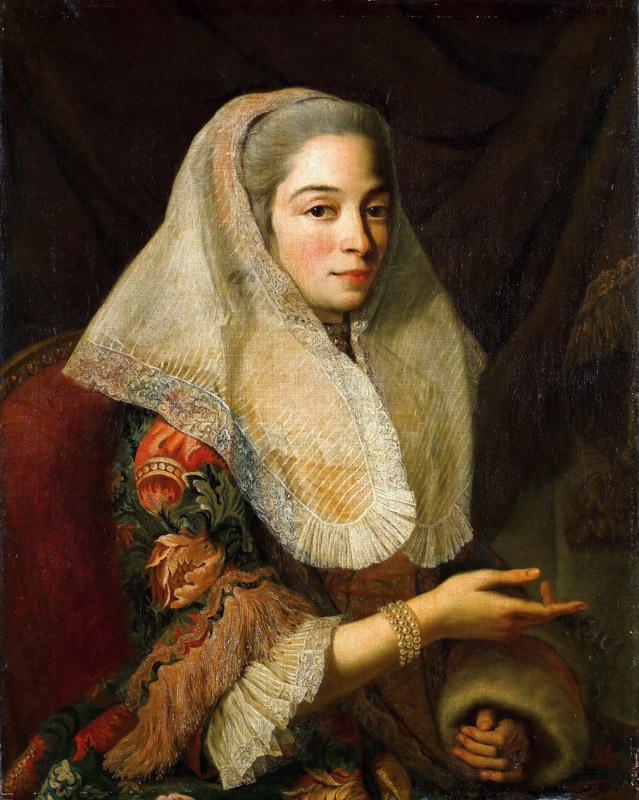 Antoine de Favray -- Portrait of a Young Maltese Woman