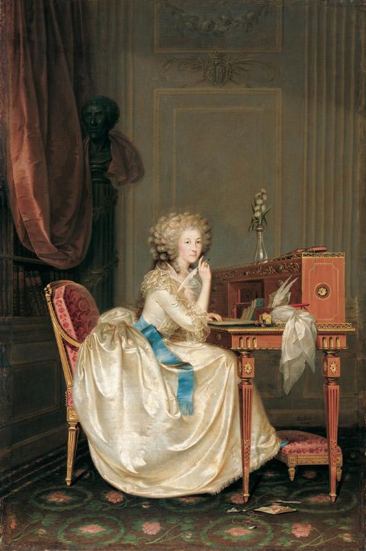 Anton Hickel - Portrait of Marie-Therese, Princesse de Lamballe (1749-92), 1788