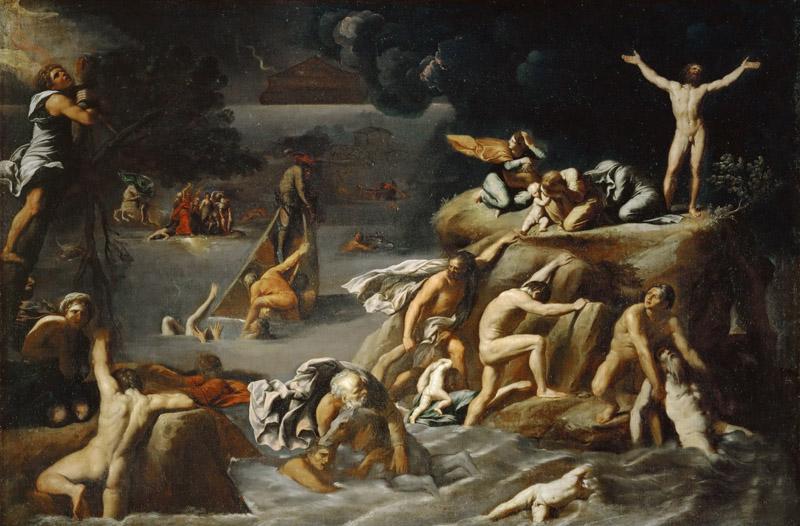 Antonio Carracci (c. 1583-1618) -- The Flood