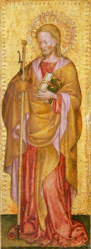 Antonio Orsini (Master of the Carminati Coronation), Italian (active Ferrara), documented 1432-1491 -- Saint James Major