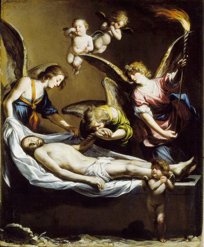Antonio del Castillo y Saavedra - Dead Christ with Lamenting Angels