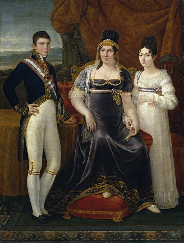 Aparicio e Inglada, Jose-La reina de Etruria y sus hijos-195 cm x 149,5 cm