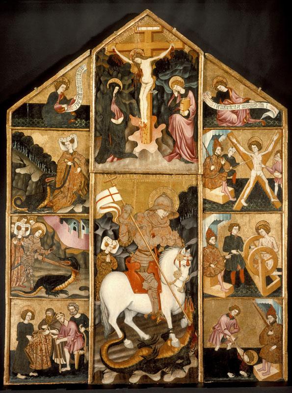Aragon - Triptych with Scenes from the Life of St