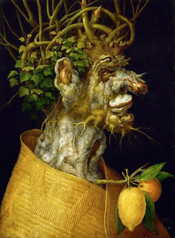 Arcimboldo,Giuseppe -- Winter, allegory