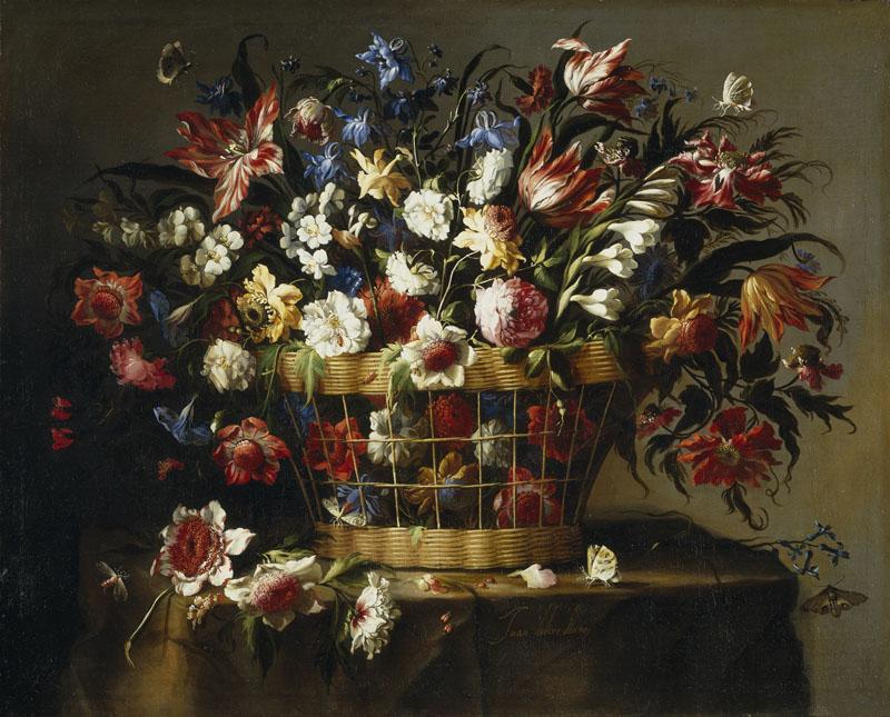 Arellano, Juan de-Cesta de flores-84,9 cm x 105,1 cm