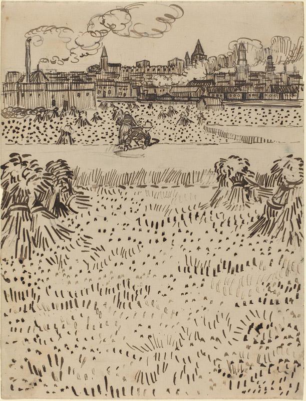 Arles, View from the Wheat Field