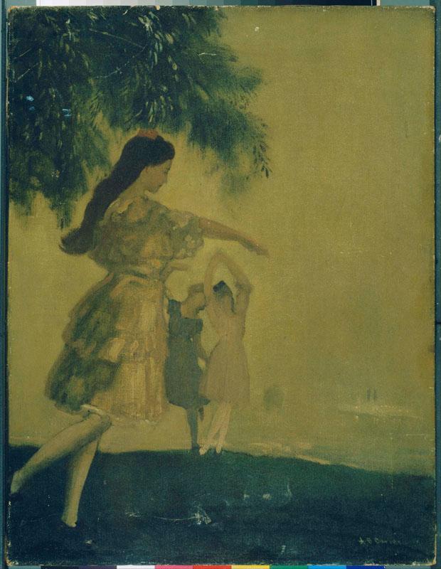 Arthur Bowen Davies (1862-1928)-The Dancers