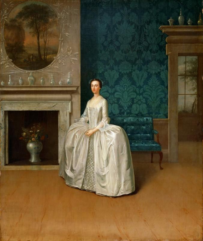 Arthur Devis, English, 1712-1787 -- Portrait of Lady Juliana Penn