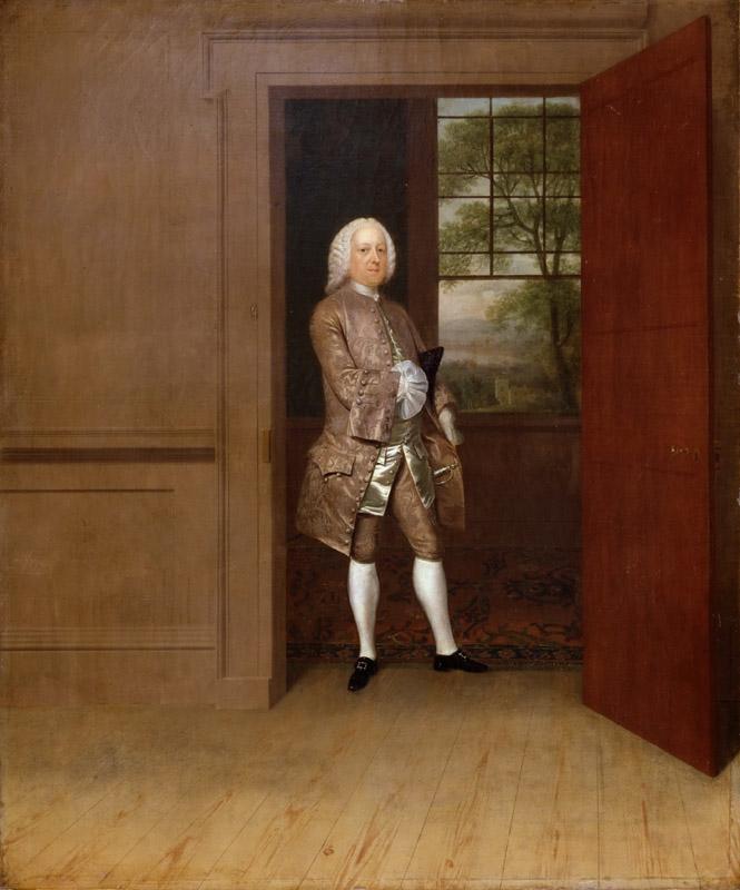 Arthur Devis, English, 1712-1787 -- Portrait of the Right Honorable Thomas Penn
