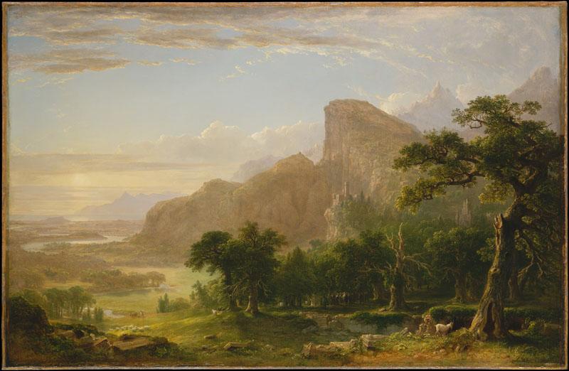 Asher Brown Durand--Landscapei Scene from Thanatopsis