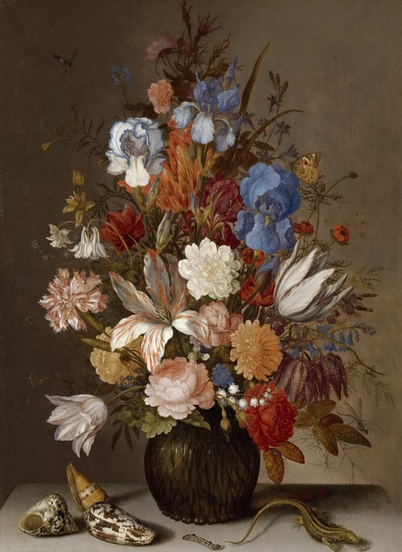 Ast, Balthasar van der -- Stilleven met bloemen., 1625-1630