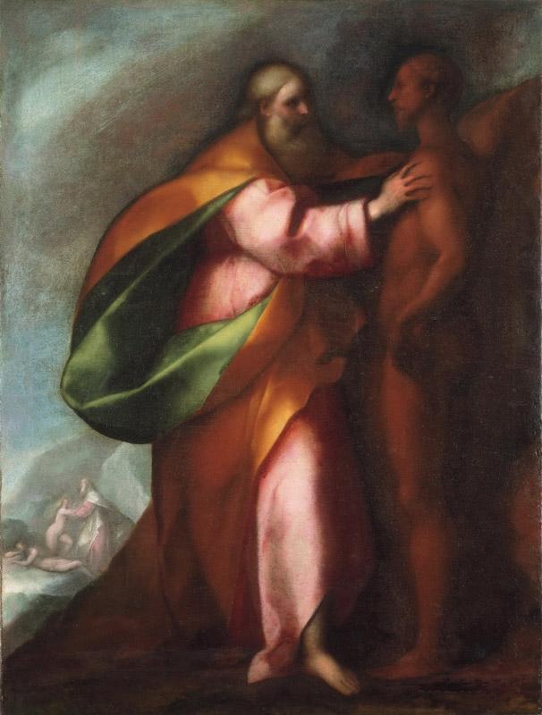 Attributed to Carlo Cornara, Italian (active Milan and environs), 1605-1673 -- The Creation of Adam