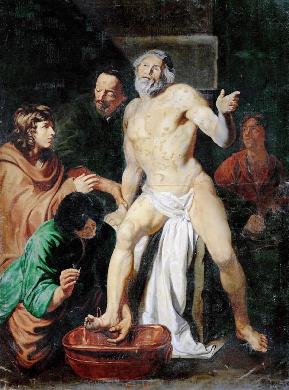 Attributed to Jacob I van Oost -- Death of Seneca