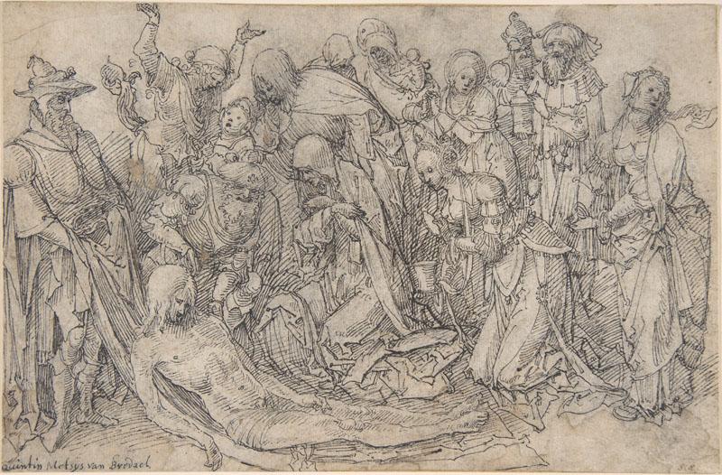 Attributed to Jan de Beer--The Lamentation