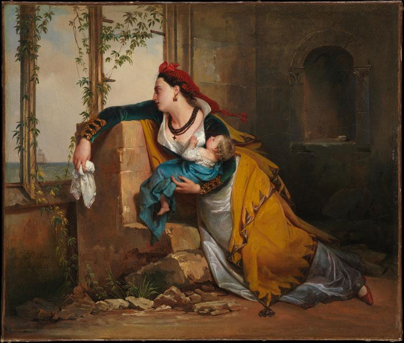 Attributed to Jean-Augustin Franquelin--The Mariner Wife