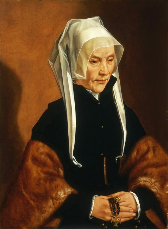 Attributed to Maarten van Heemskerck, Netherlandish (active Haarlem and Rome), 1498-1574 -- Portrait of Sophia van Amerongen