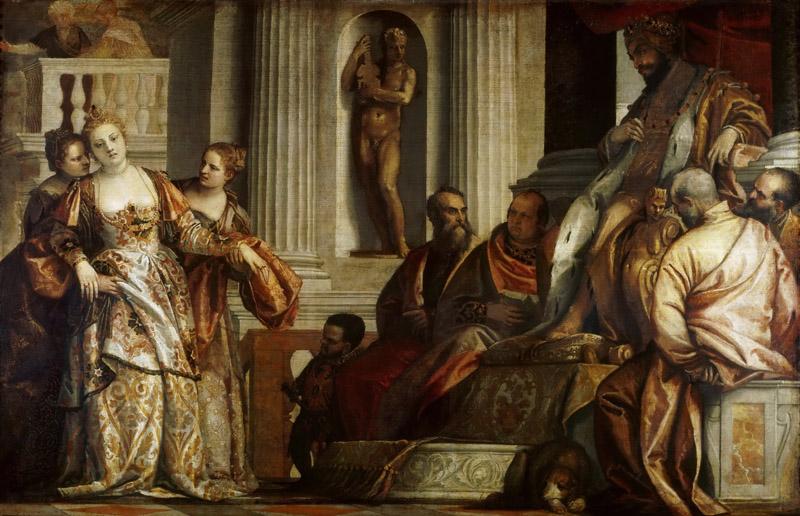 Attributed to Paolo Veronese -- Esther and Ahasuerus