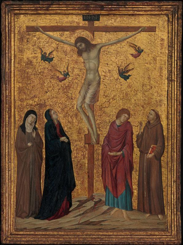 Attributed to Ugolino da Siena--The Crucifixion