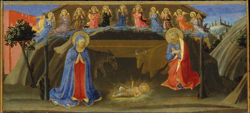 Attributed to Zanobi Strozzi--The Nativity