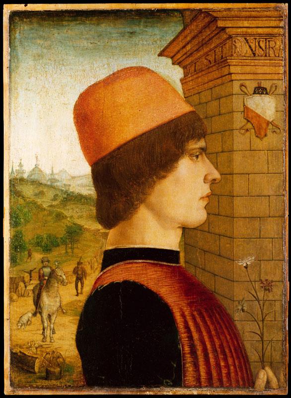Attributed to the Maestro delle Storie del Pane--Portrait of a Man, possibly Matteo di Sebastiano
