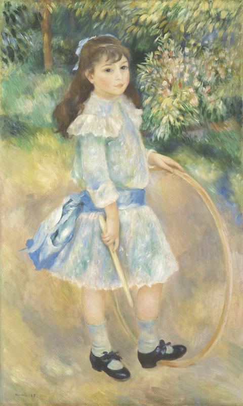 Auguste Renoir - Girl with a Hoop