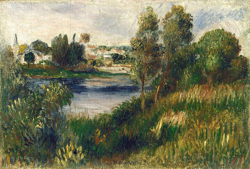 Auguste Renoir - Landscape at Vetheuil