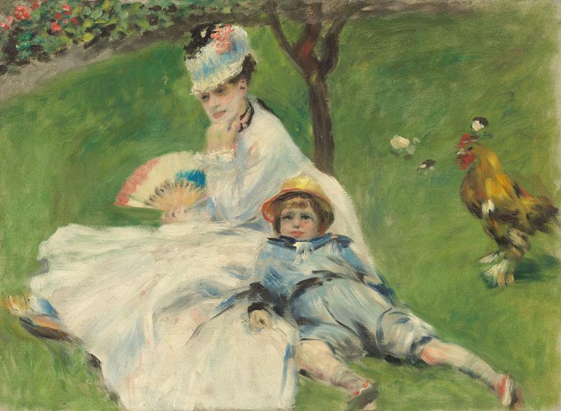 Auguste Renoir - Madame Monet and Her Son