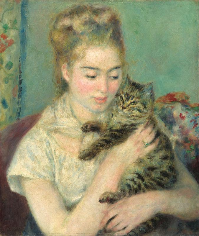 Auguste Renoir<br>Woman with a Cat