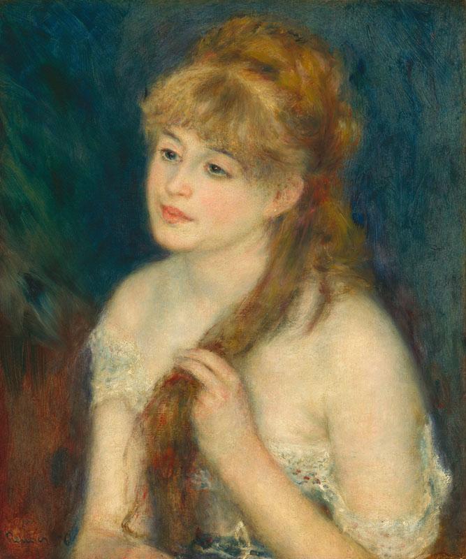 Auguste Renoir - Young Woman Braiding Her Hair
