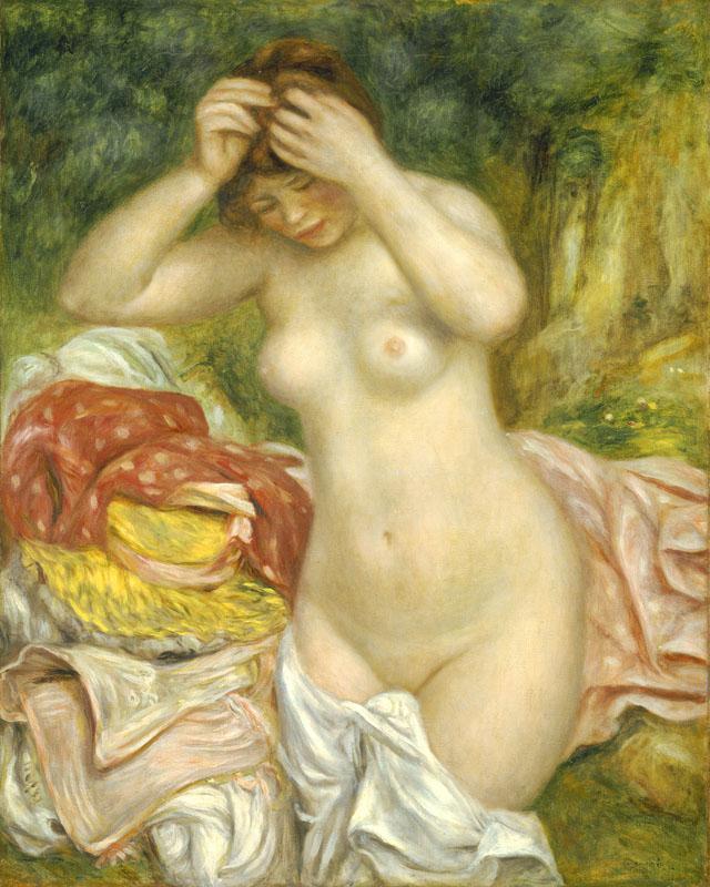 Auguste Renoir -Bather Arranging Her Hair