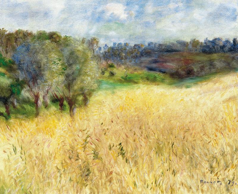 Auguste Renoir -Campo de trigo