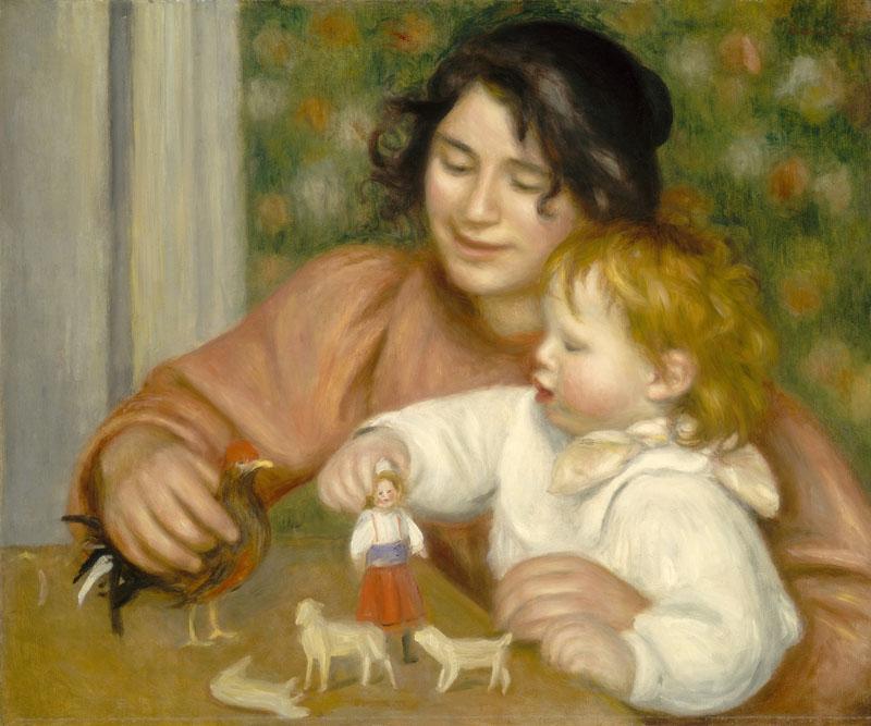 Auguste Renoir -Child with Toys - Gabrielle and the Artist Son