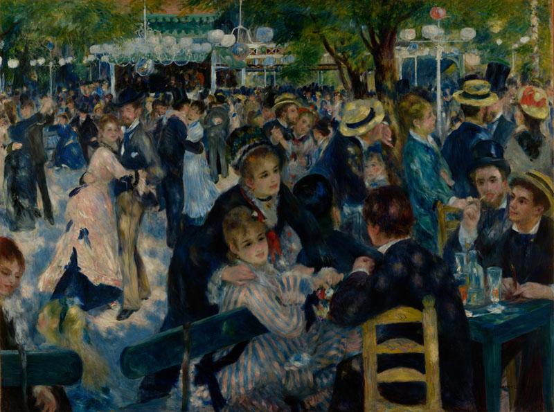 Auguste Renoir -Dance at Le Moulin de la Galette