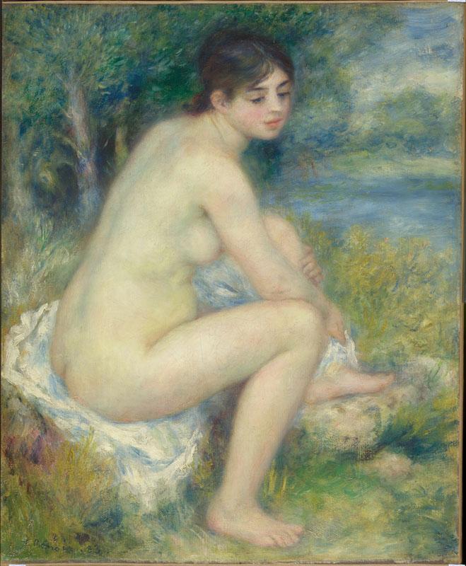 Auguste Renoir -Femme Nue dans un Paysage, by Pierre-Auguste Renoir, from C2RMF