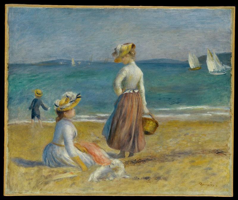 Auguste Renoir -Figures on the Beach
