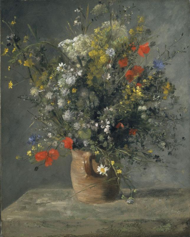 Auguste Renoir -Flowers in a Vase